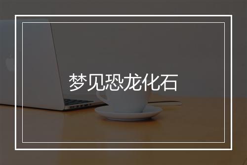 梦见恐龙化石