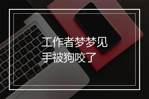 工作者梦梦见手被狗咬了