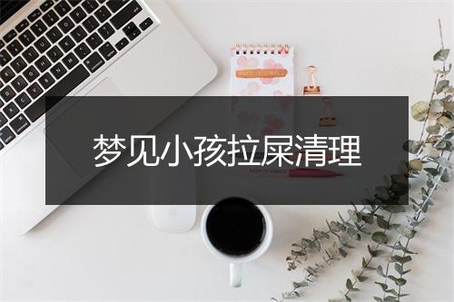 梦见小孩拉屎清理