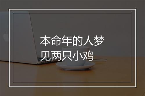 本命年的人梦见两只小鸡