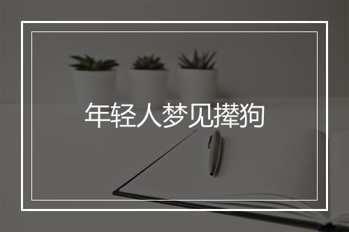 年轻人梦见撵狗