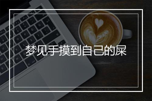 梦见手摸到自己的屎