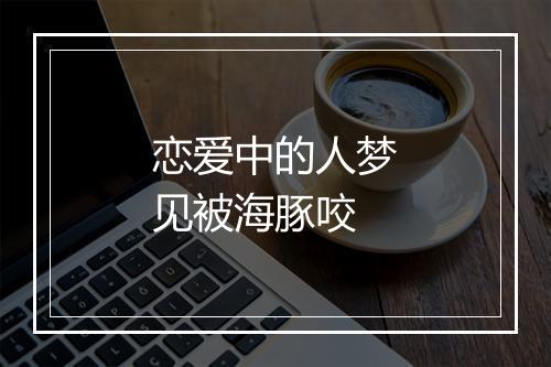 恋爱中的人梦见被海豚咬