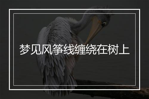 梦见风筝线缠绕在树上