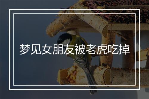 梦见女朋友被老虎吃掉