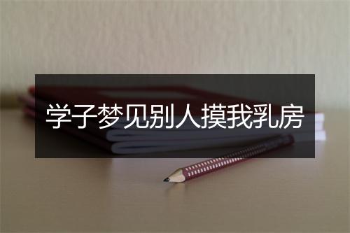 学子梦见别人摸我乳房