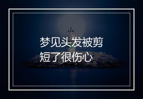 梦见头发被剪短了很伤心