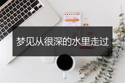 梦见从很深的水里走过