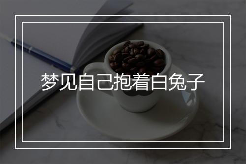 梦见自己抱着白兔子