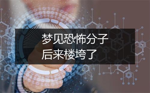 梦见恐怖分子后来楼垮了