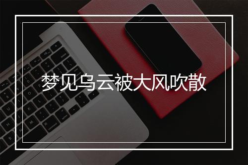 梦见乌云被大风吹散