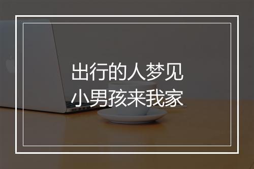 出行的人梦见小男孩来我家