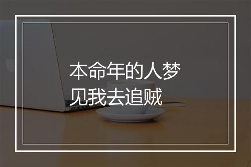 本命年的人梦见我去追贼