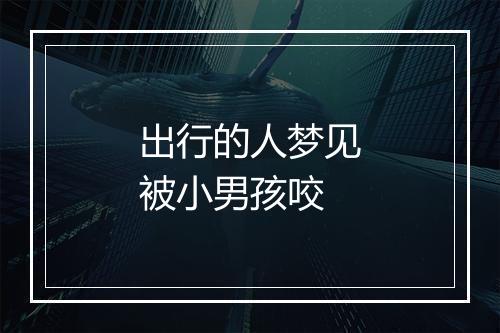 出行的人梦见被小男孩咬