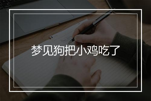 梦见狗把小鸡吃了