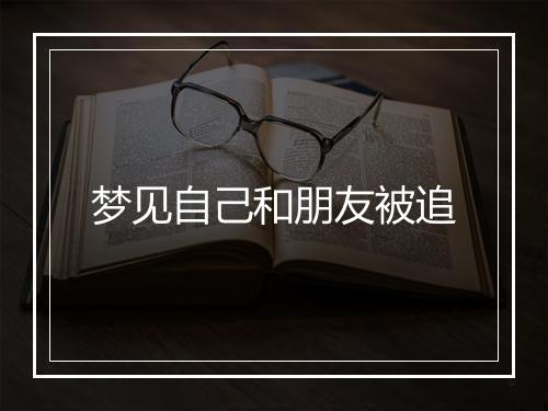 梦见自己和朋友被追