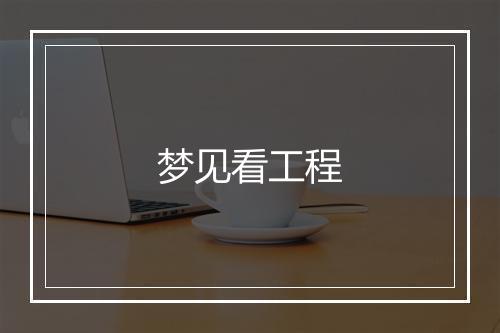 梦见看工程