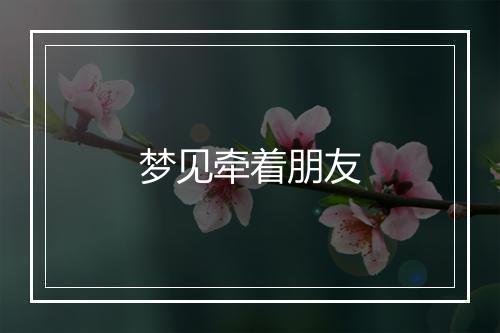 梦见牵着朋友