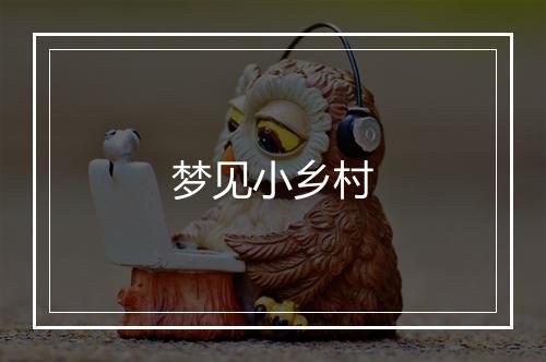 梦见小乡村