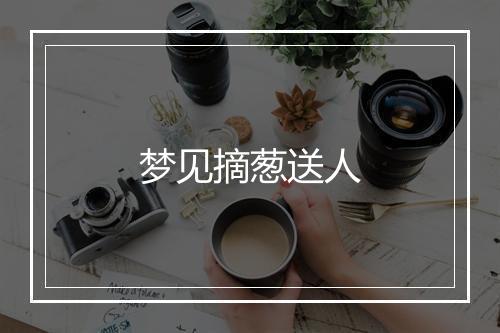 梦见摘葱送人