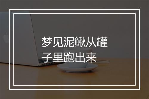 梦见泥鳅从罐子里跑出来