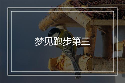 梦见跑步第三