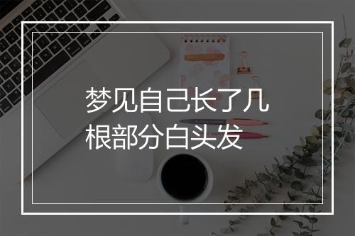 梦见自己长了几根部分白头发