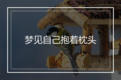 梦见自己抱着枕头