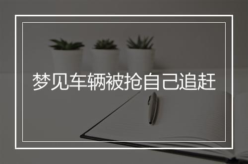 梦见车辆被抢自己追赶