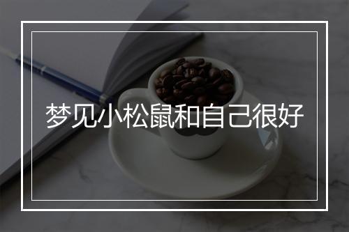 梦见小松鼠和自己很好