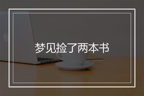 梦见捡了两本书