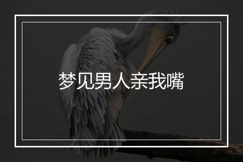 梦见男人亲我嘴