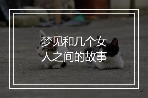 梦见和几个女人之间的故事