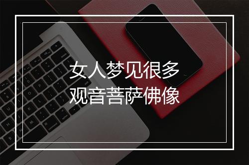 女人梦见很多观音菩萨佛像