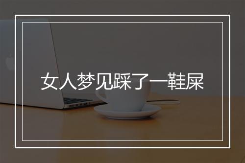 女人梦见踩了一鞋屎