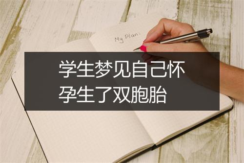 学生梦见自己怀孕生了双胞胎