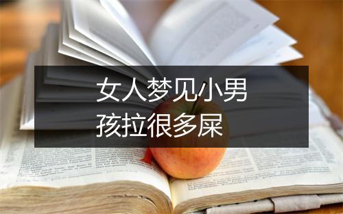 女人梦见小男孩拉很多屎