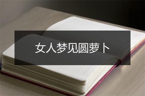 女人梦见圆萝卜