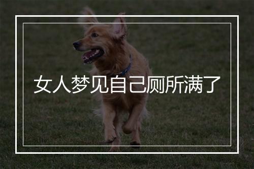 女人梦见自己厕所满了