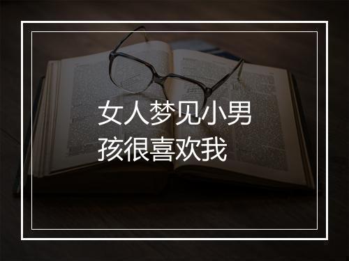 女人梦见小男孩很喜欢我