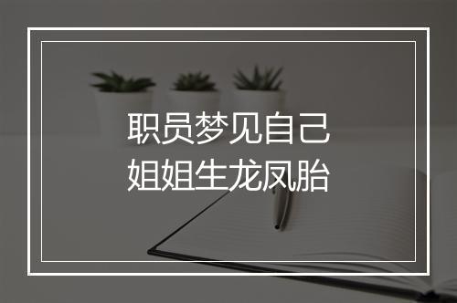 职员梦见自己姐姐生龙凤胎