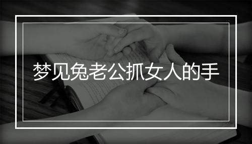 梦见兔老公抓女人的手