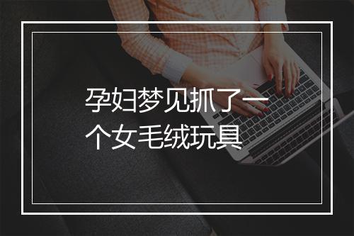 孕妇梦见抓了一个女毛绒玩具