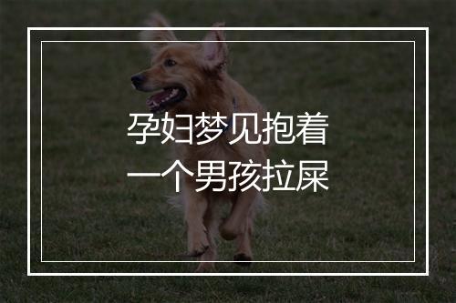 孕妇梦见抱着一个男孩拉屎