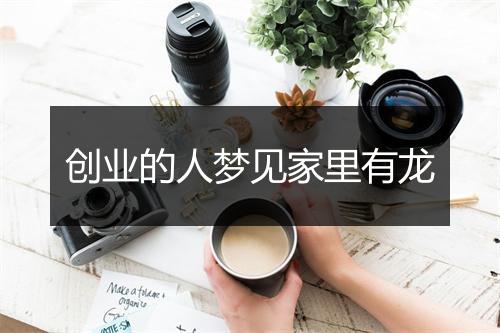 创业的人梦见家里有龙