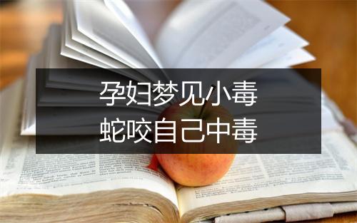 孕妇梦见小毒蛇咬自己中毒