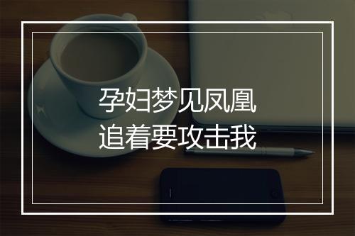 孕妇梦见凤凰追着要攻击我