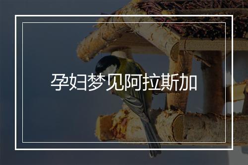 孕妇梦见阿拉斯加