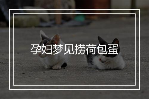 孕妇梦见捞荷包蛋