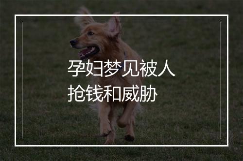 孕妇梦见被人抢钱和威胁